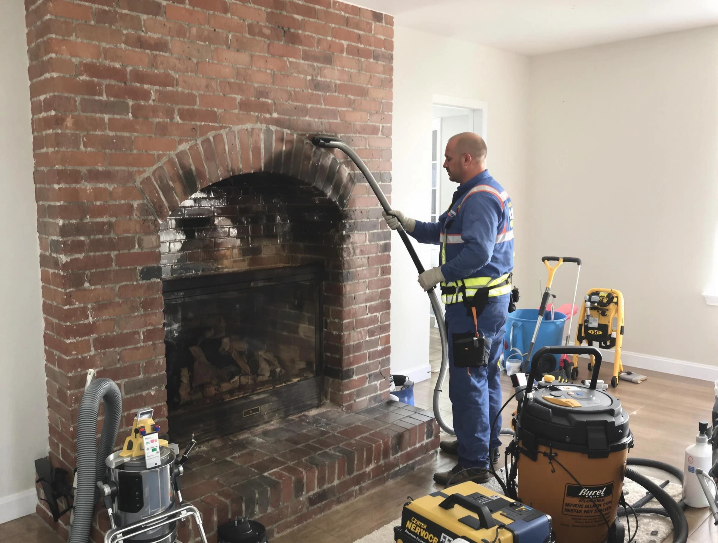 Fultondale Chimney Sweep expert performing detailed chimney sweep in Fultondale, AL