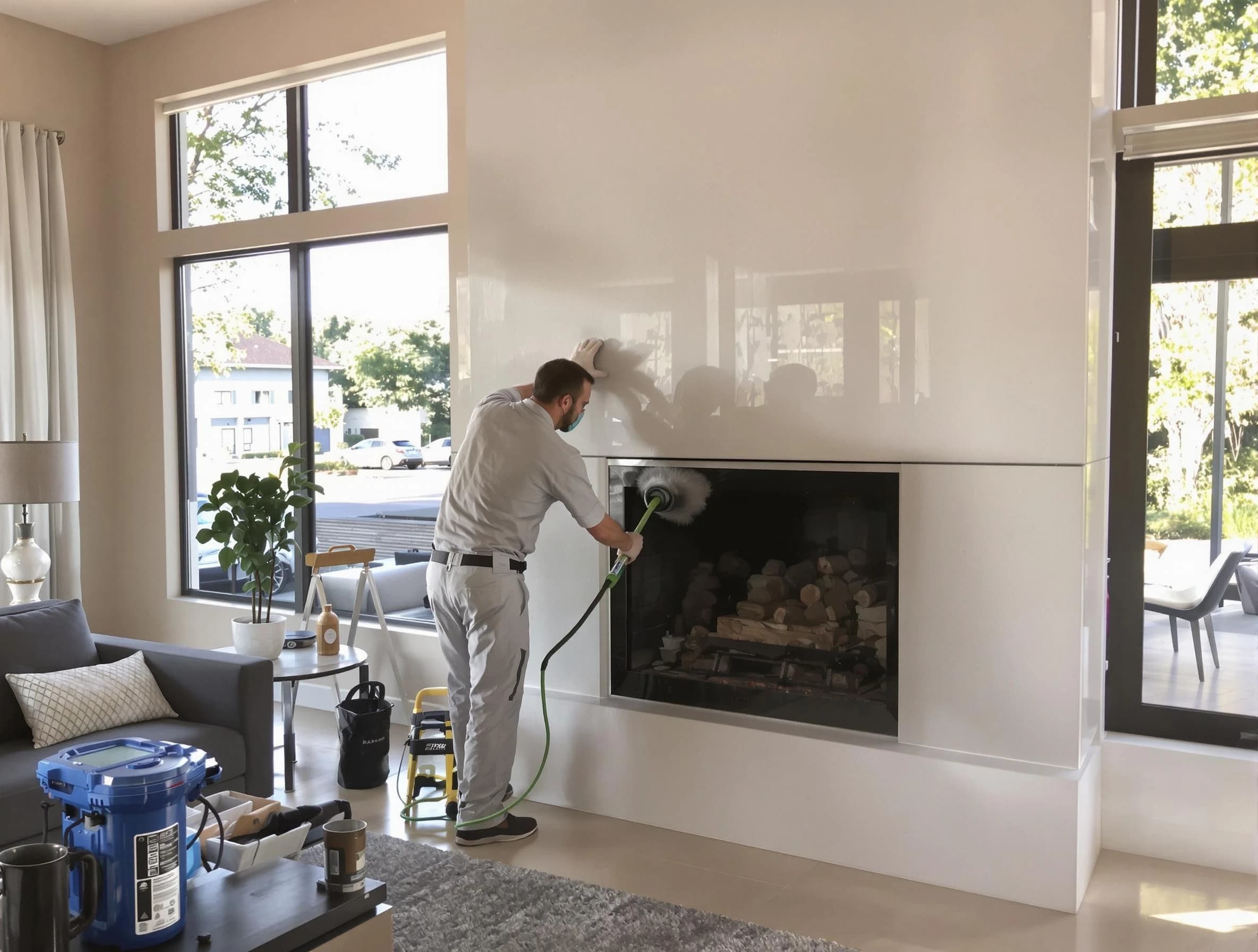 Fultondale Chimney Sweep performing thorough soot removal in Fultondale, AL