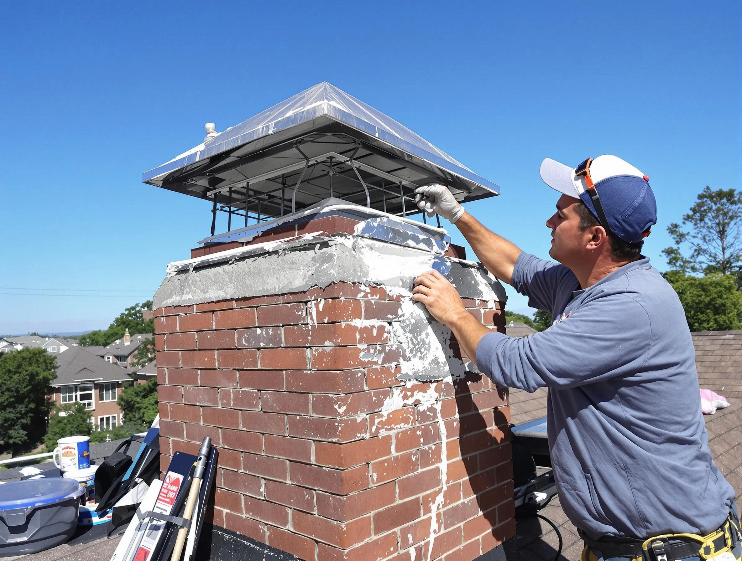 Chimney Crown Services service in Fultondale, AL