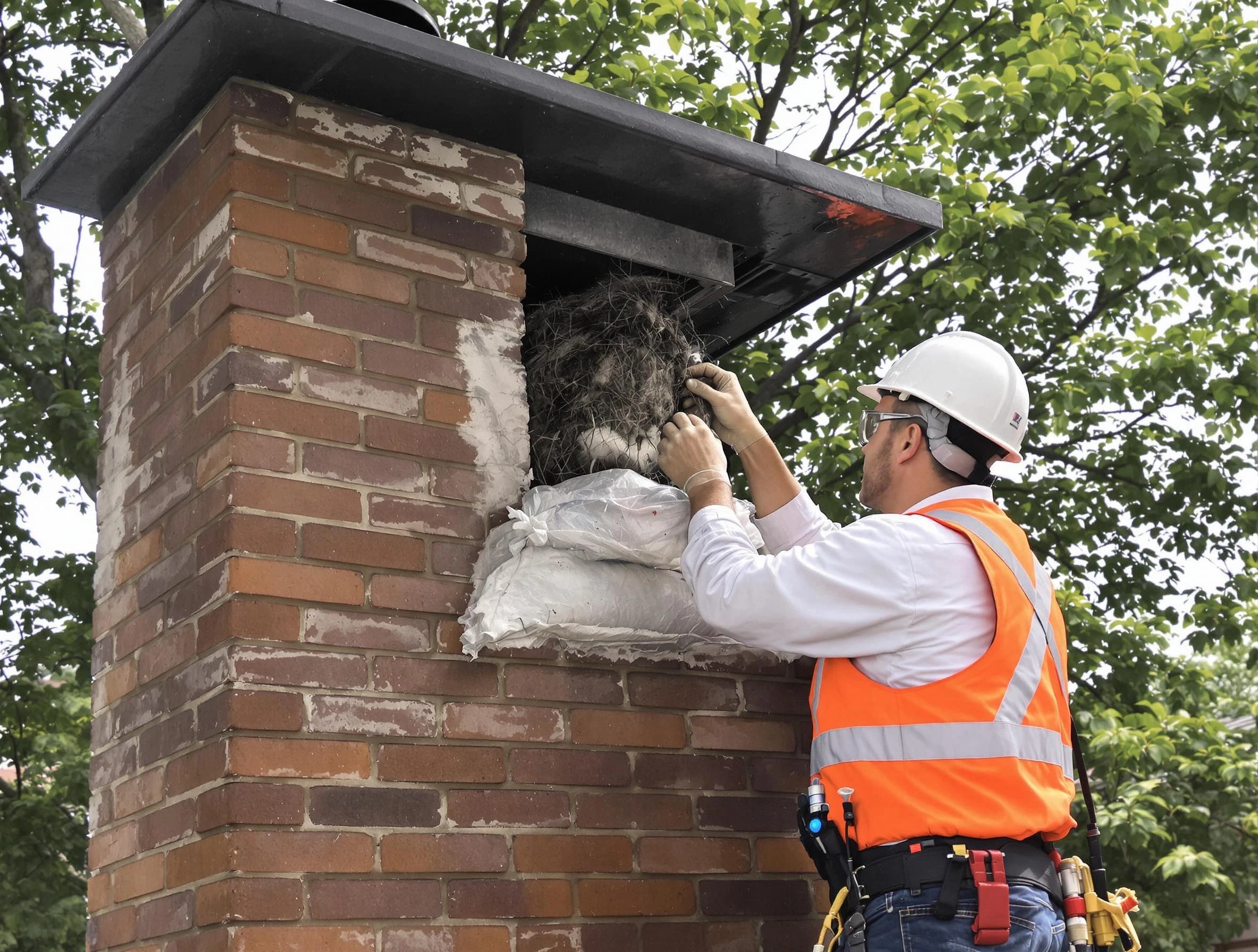 Humane removal of debris and animals by Fultondale Chimney Sweep in Fultondale, AL