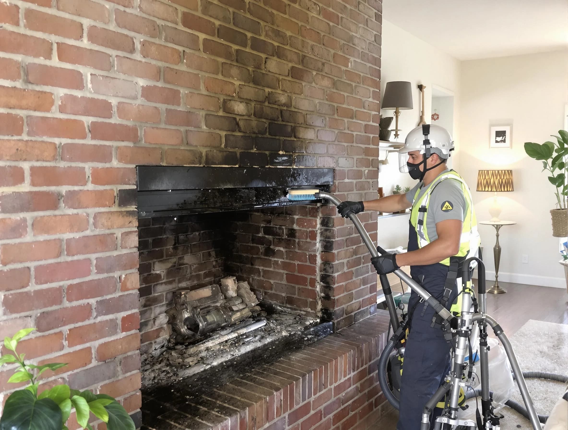 Fultondale Chimney Sweep providing fireplace cleaning services in Fultondale, AL