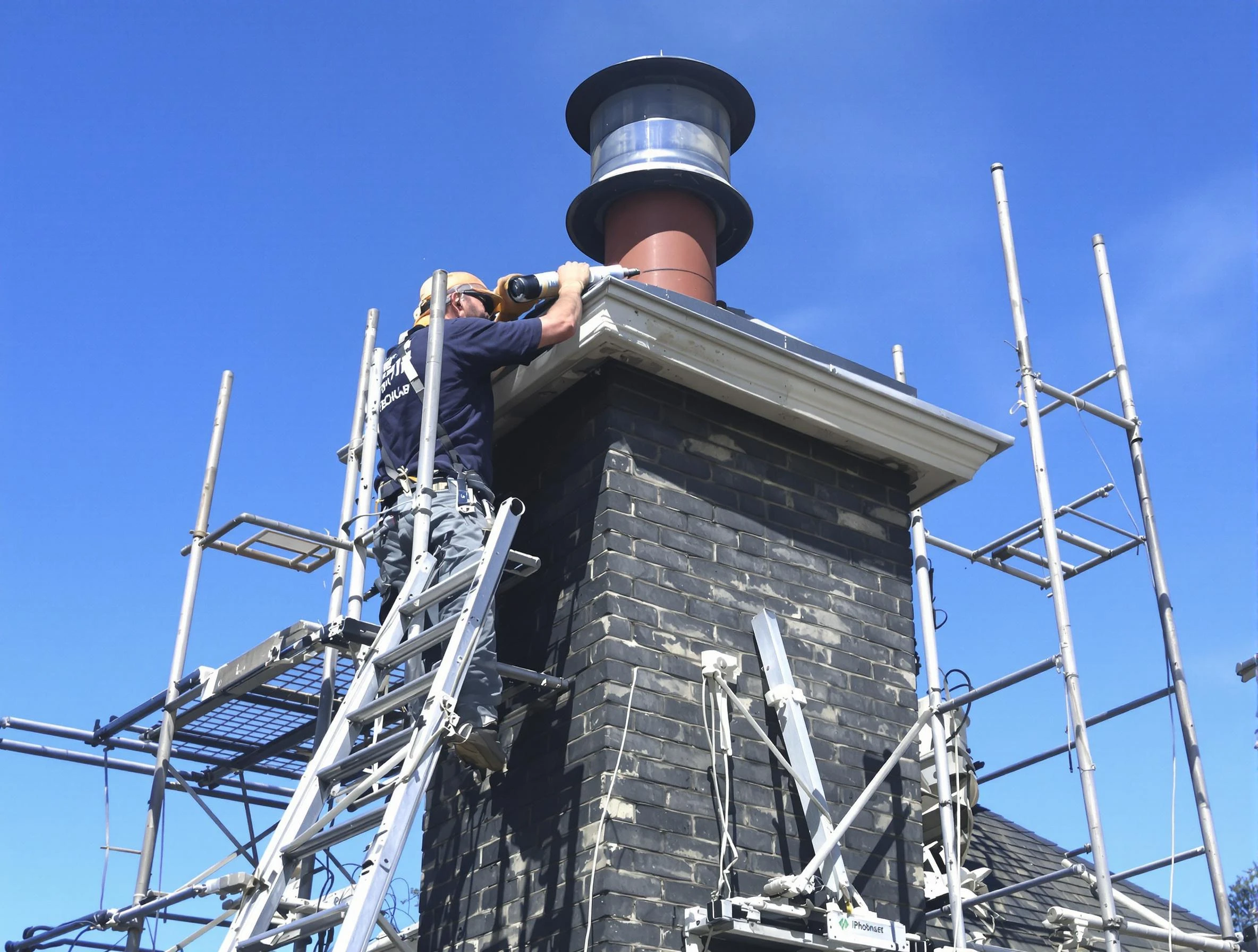Sturdy chimney crown finished by Fultondale Chimney Sweep in Fultondale, AL