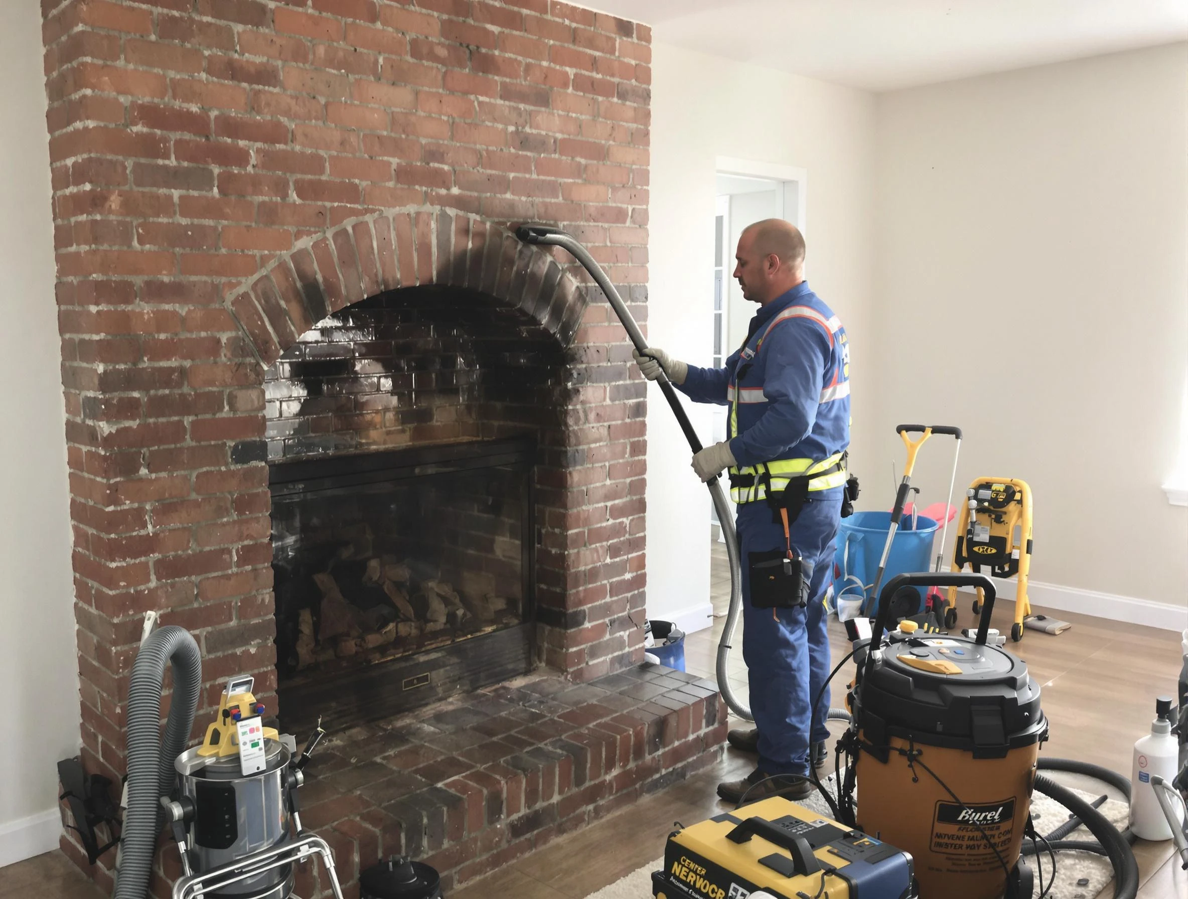 Fultondale Chimney Sweep expert performing detailed chimney sweep in Fultondale, AL