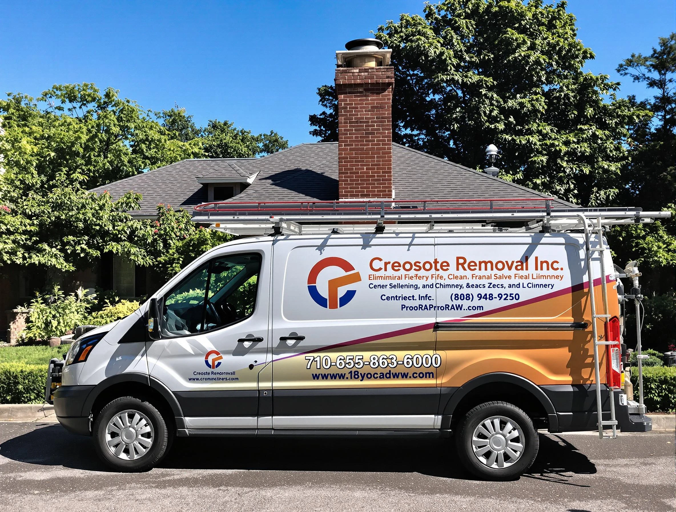 Fultondale Chimney Sweep technician removing creosote safely in Fultondale, AL
